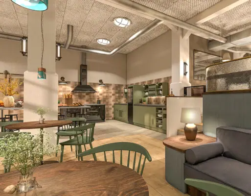 The HENRI home kitchen in Cuxhaven.