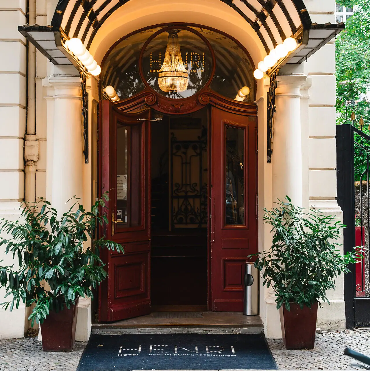 Entrance of the Henri Hotel in Berlin