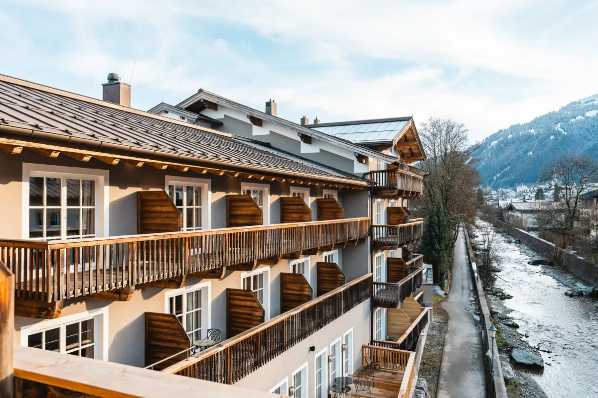 HENRI Hotel Kitzbühel on the Kitzbüheler Ache - central location