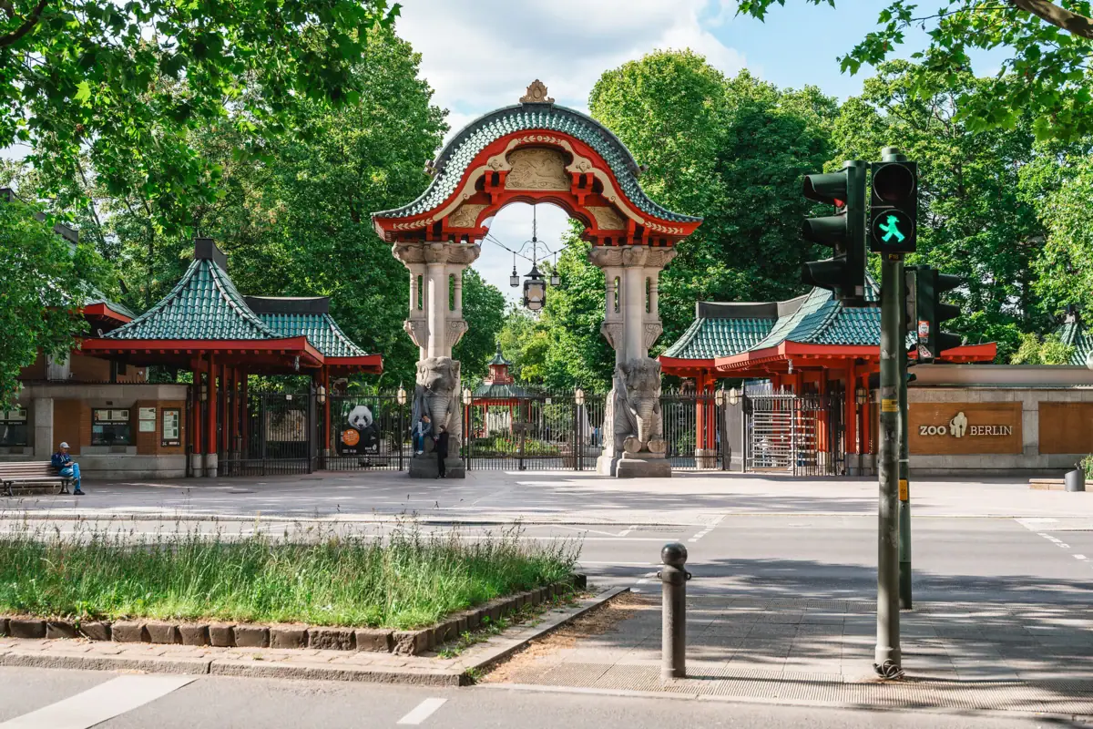 The entrance to Berlin Zoo.