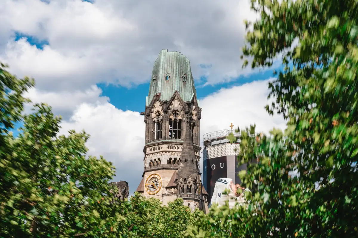 The Kaiser Wilhelm Memorial Church in Berlin.